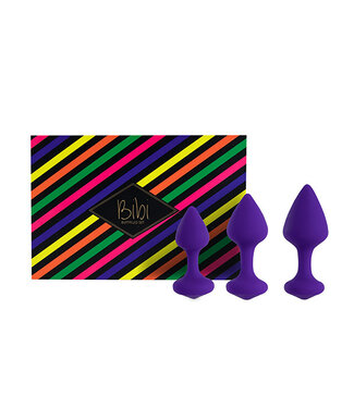 FeelzToys FeelzToys - Bibi Butt Plug Set 3 st. Paars