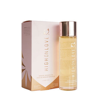 HighOnLove HighOnLove - Massage Olie Decadente Witte Chocolade 120 ml