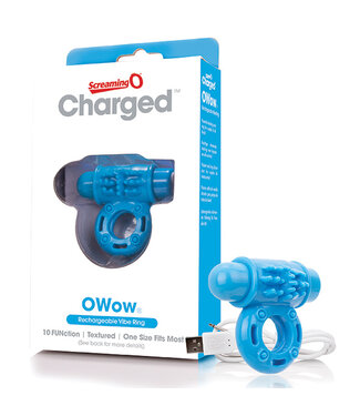 The Screaming O The Screaming O - Charged OWow Vibe Ring Blauw