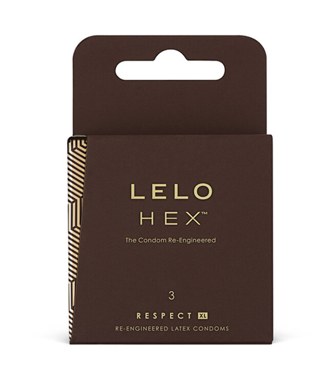 Lelo - HEX Condooms Respect XL 3 Pack