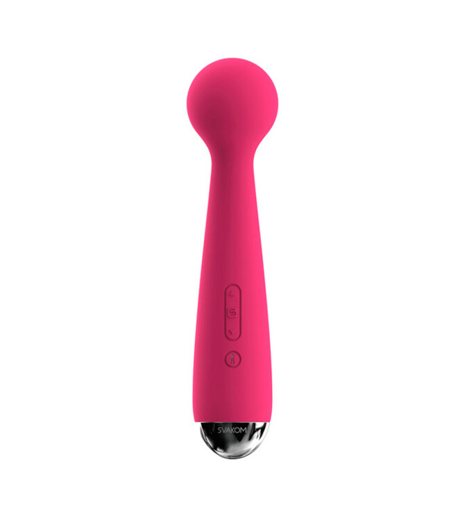 Svakom - Emma Mini Wand Massager Kersenrood