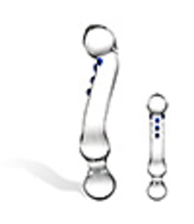 Glas - Curved G-Spot Glazen Dildo