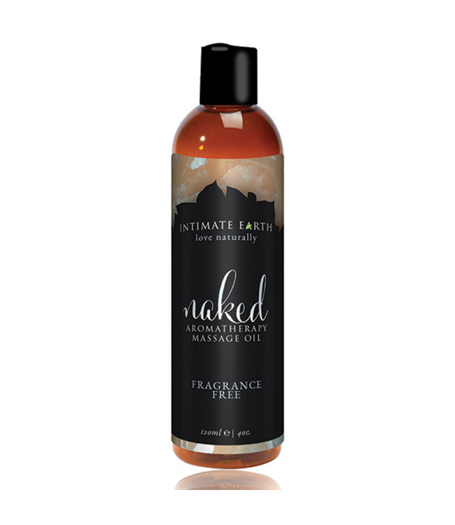 Intimate Earth - Massage Olie Naked Unscented 120 ml