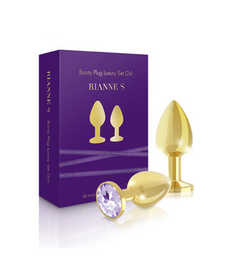 Rianne S RS - Soiree - Booty Plug Original Luxury Set 2x Goud