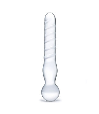 Glas Glas - Joystick Clear Glazen Dildo