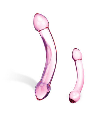 Glas Glas - Double Trouble Purple Glazen Dildo