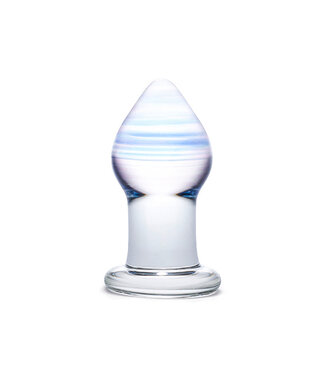 Glas Glas - Amethyst Rain Glazen Butt Plug