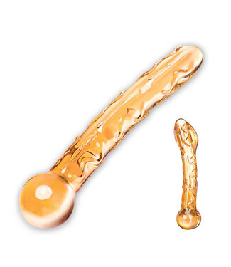 Glas Glas - Orange Tickler Glazen Dildo