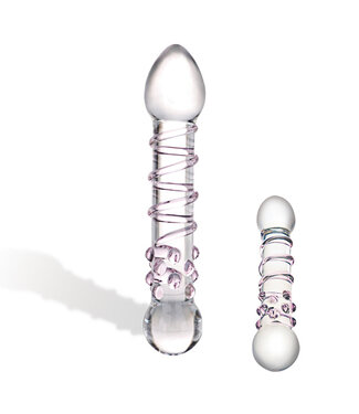 Glas Glas - Spiral Staircase Full Glazen Dildo