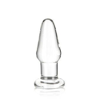 Glas Glas - Glazen Butt Plug 8,9 cm