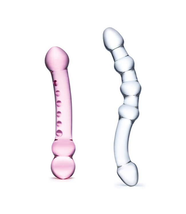 Glas - Pleasure Set Double Pleasure Glass Dildo Set