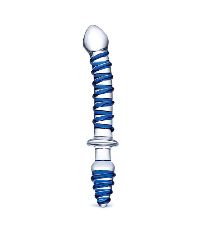 Glas - Mr. Swirly Double Ended Glass Dildo & Butt Plug