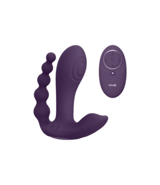 VIVE by Shots Kata - Pulse Wave  Vibrating Double Penetration Vibrator - Purple