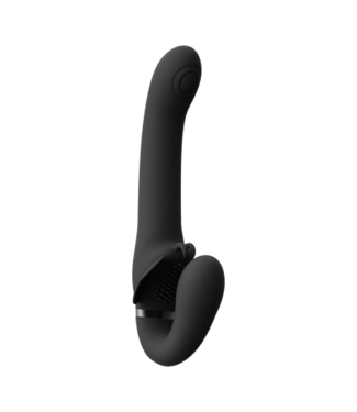 VIVE by Shots Satu - Pulse-Wave and Vibrating Strapless Strapon - Black