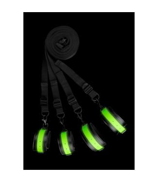 Ouch! by Shots Attachement Set for Bed Bindings - Glow in the Dark