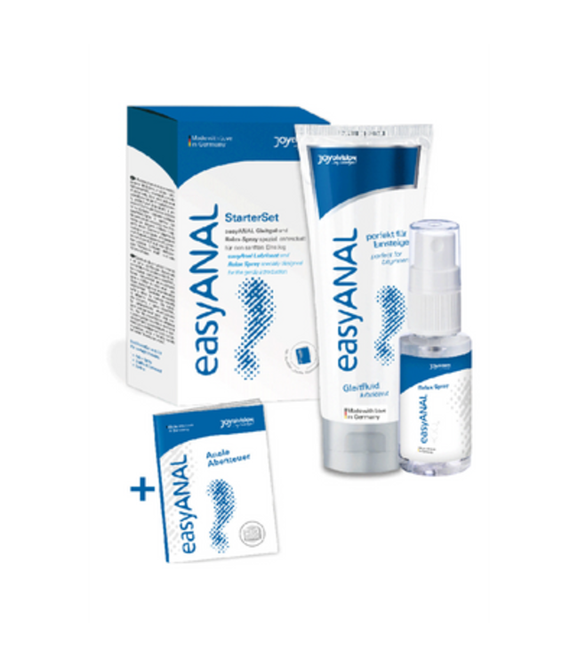 EasyANAL - Starter Set with Lubricant 80 ml + Relax-Spray 30 ml + Book