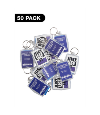 EXS EXS Key Rings 'Just Use It' - Condoms - 50 Pieces
