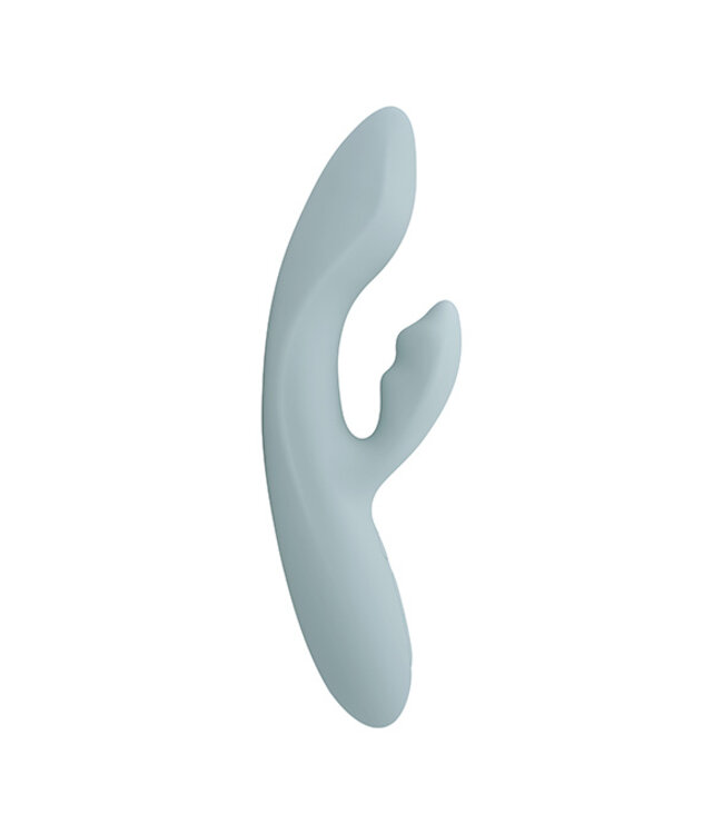 Svakom - Chica App-Controlled Warming G-spot and Clitoris Vibrator Turquoise Grey