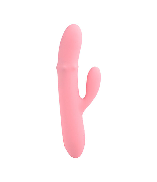 Svakom - Mora Neo Interactive Thrusting Vibrator Peach Pink