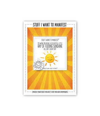 Warm Human Warm Human - Manifest Greeting Card - Sunshine