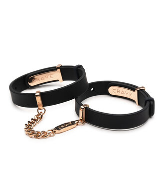 Crave Crave - ID Cuffs Black/Rose Gold