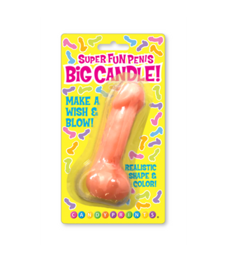 Little Genie Productions Super Fun Big Penis Candle, Pink