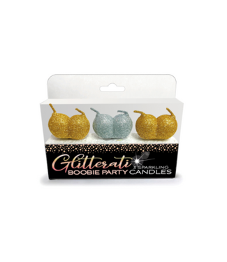 Little Genie Productions Glitterati Boobie Candle Set