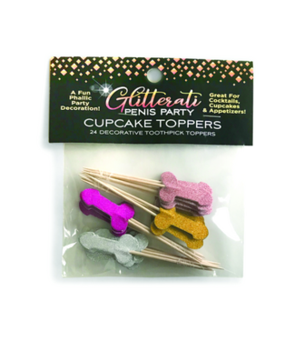Little Genie Productions Glitterati - Penis Cupcake Set