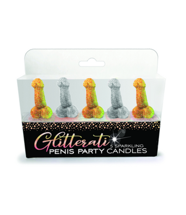 Glitterati Penis, Candle Set