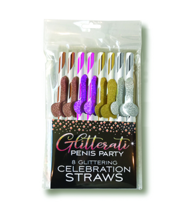 Glitterati - Penis Party Cocktail Straws