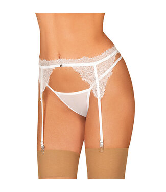 obsessive Obsessive - Bianelle Garter Belt White S/M