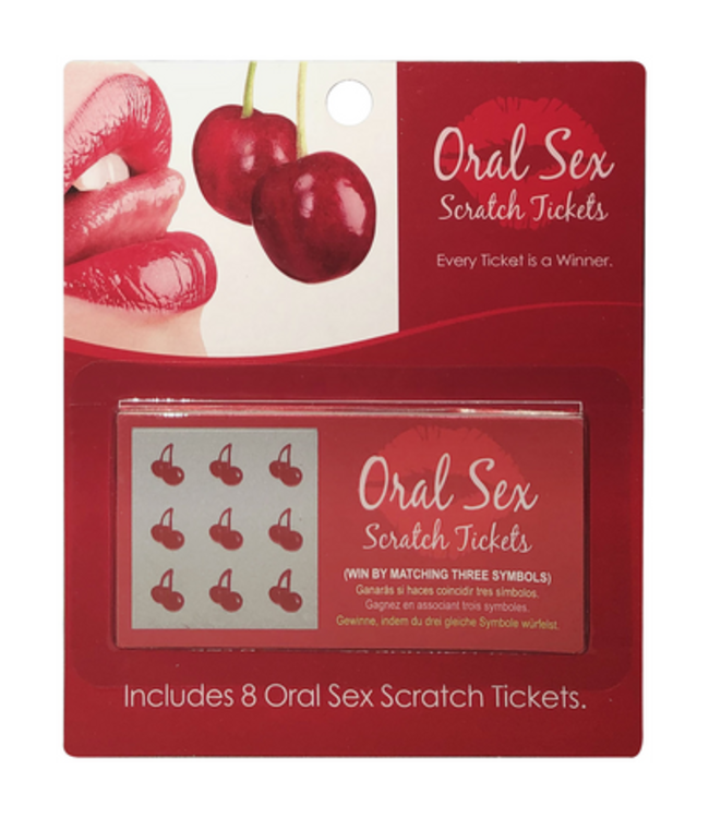 Oral Sex Scratch Tickets