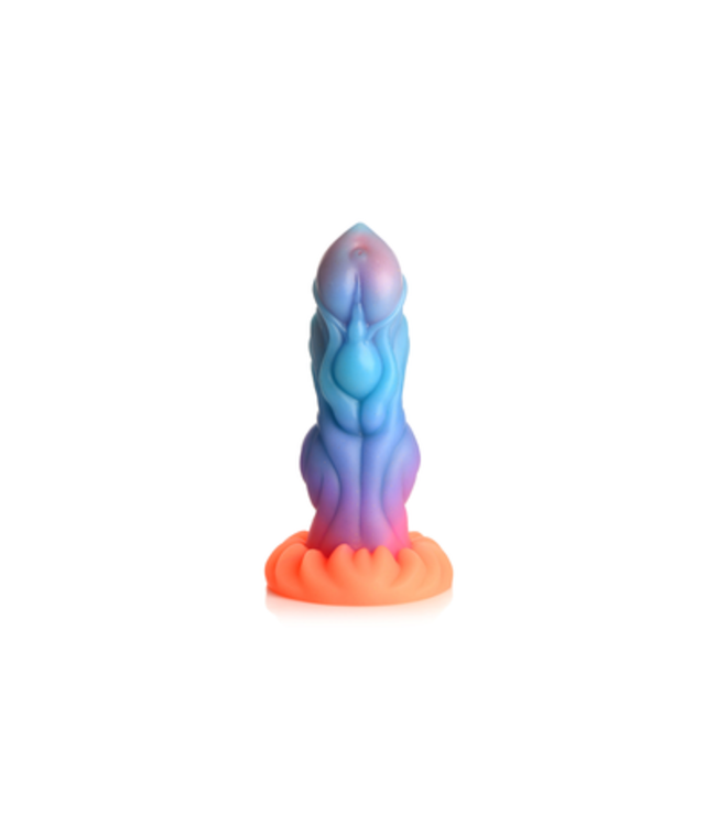 Alien Invader - Alien Glow-in-the-Dark Silicone Dildo