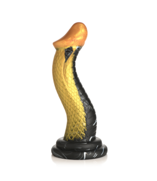 XR Brands Golden Snake - Silicone Dildo