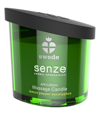 Swede Swede - Senze Arousing Massage Candle Lemon Pepper Eucalyptus 150 ml