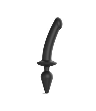 Strap-On-Me Strap-On-Me - Switch Plug-in Semi-Realistic Dildo Black XXL