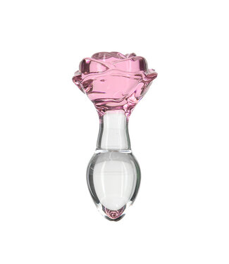 Pillow Talk Pillow Talk - Rosy Luxurious Glass Anal Plug with Bonus Bullet