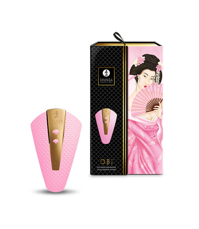 Shunga - Obi Intimate Massager Light Pink