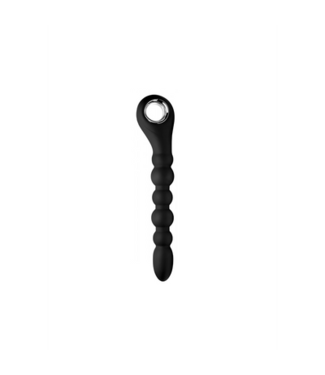 XR Brands Dark Scepter - Vibrating Silicone Anal Beads