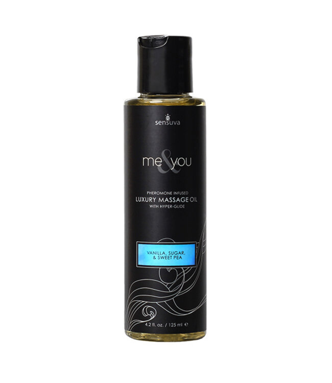 Sensuva - Me & You Vanille, Suiker & Zoete Erwt Massage Oil 125 ml