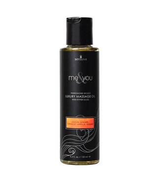 Sensuva Sensuva - Me & You Lemon,Ginger,Orange,Vanilla&Sugar Massage Oil 125 ml