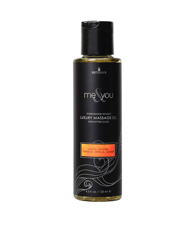 Sensuva - Me & You Lemon,Ginger,Orange,Vanilla&Sugar Massage Oil 125 ml