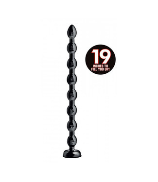 XR Brands Beaded Anal Snake Anaaldildo - 47.5 cm