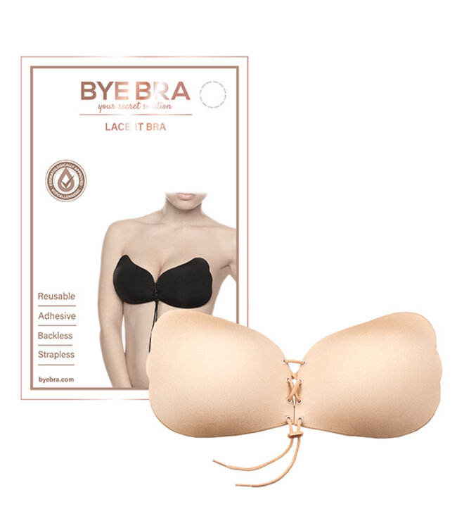 Bye Bra  - Lace-It Bra Cup E Nude