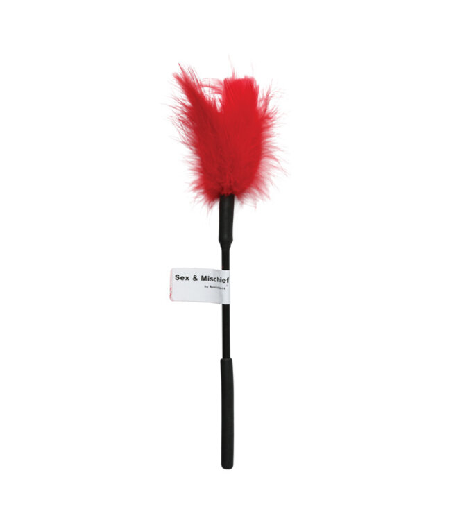 Sportsheets - Sex & Mischief Feather Tickler Red