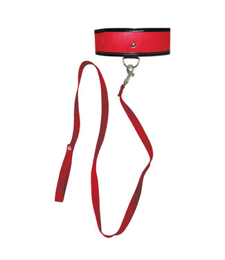 Sportsheets Sportsheets - Sex & Mischief Red Leash & Collar