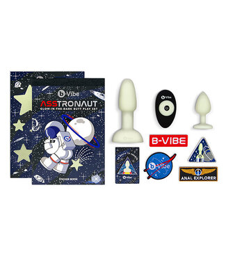 B-Vibe B-Vibe - ASStronaut Glow-in-the-Dark Butt Play Set