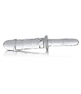 XR Brands Brutus - Glass Dildo Thruster