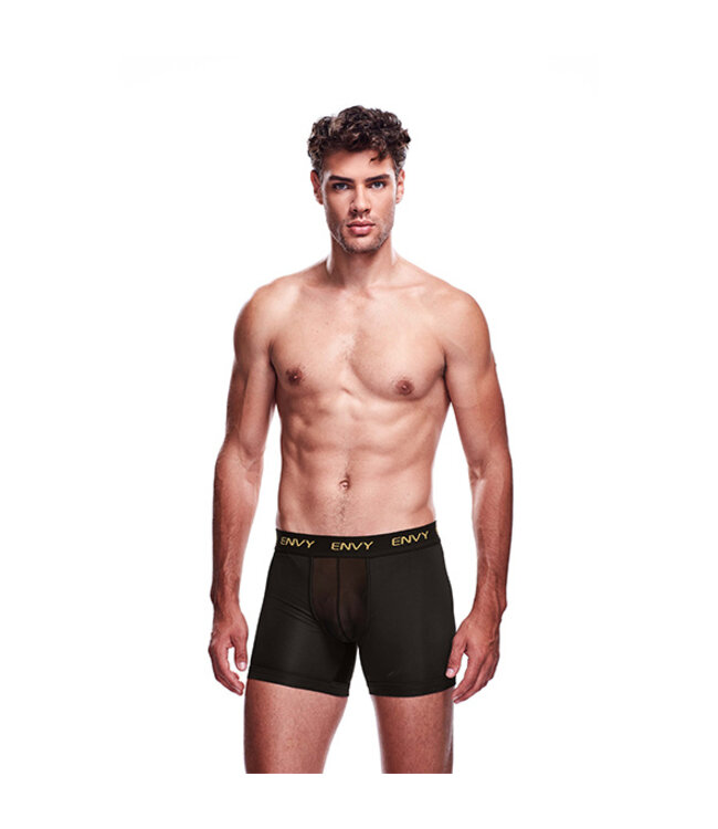 Envy - Mesh Long Boxer Black M/L