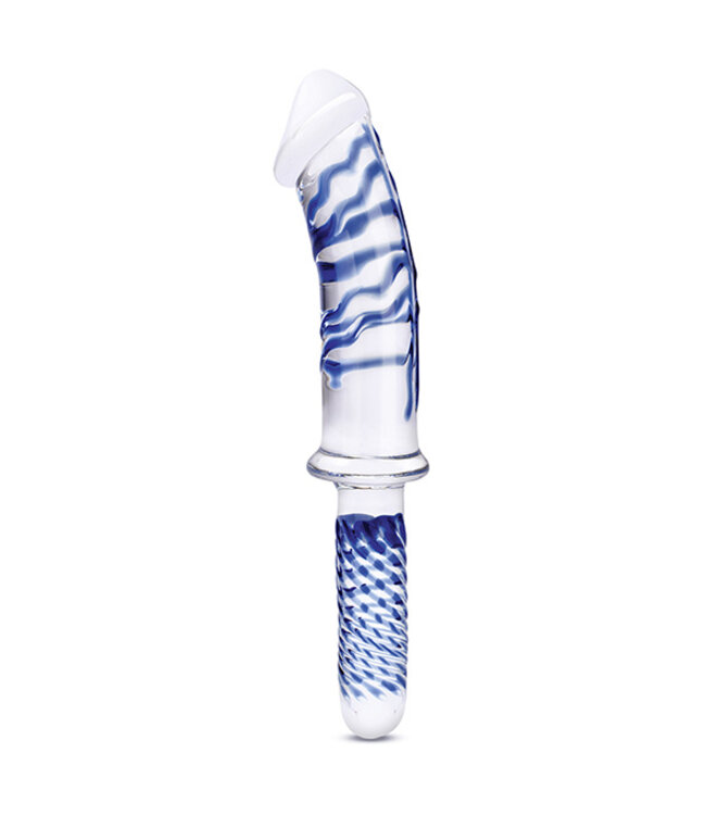 Glas - Realistic Double Ended Glass Dildo with Handle